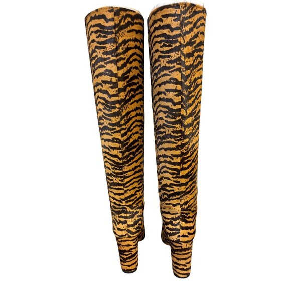 Antonio Melani Animal Print Knee-High Boots Size 5 New With Box - Picture 4 of 10